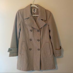 Anne Klein Peacoat in Oat
